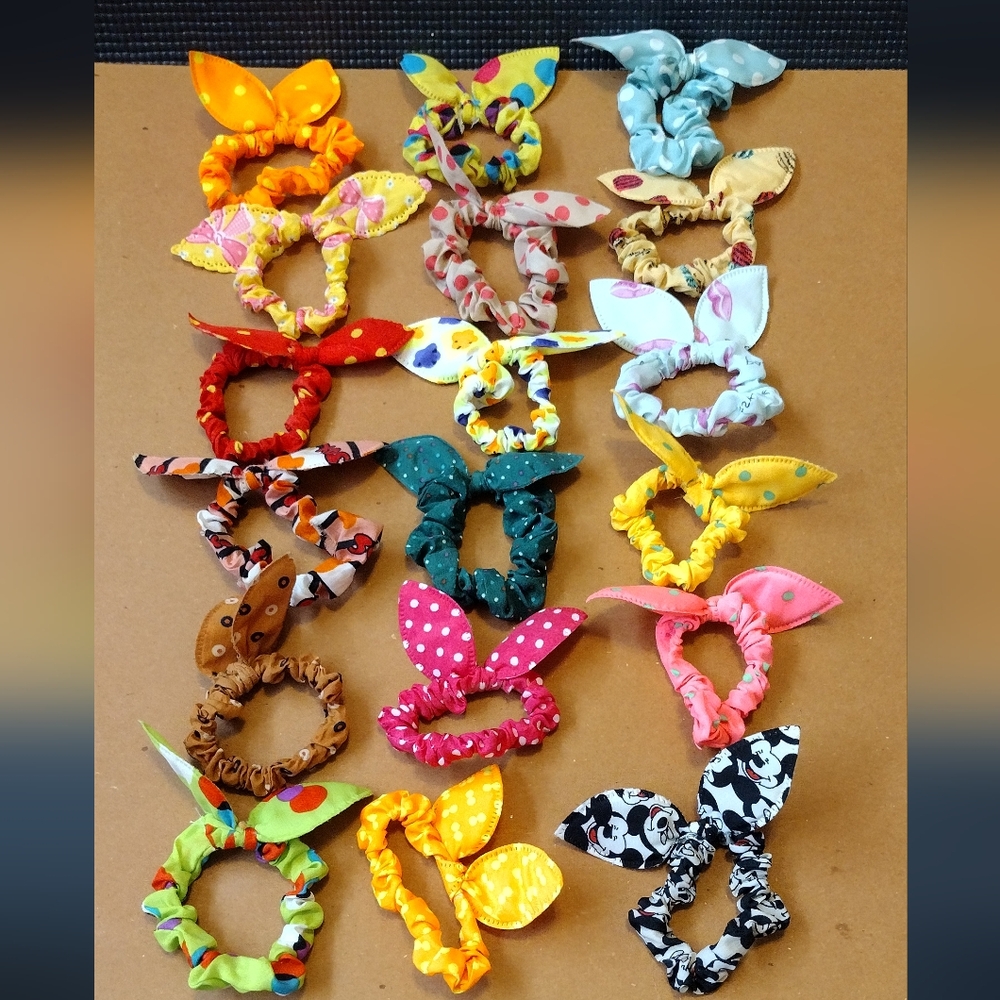 Rabbit Ear Scrunchies